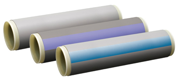 无胶带缠绕滚轮